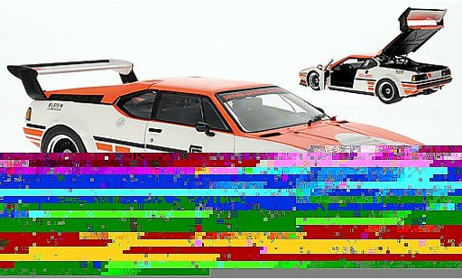 Bmw M1 1979 1/18 Minichamps (E26) No.5 Project Four Racing Serie miniature