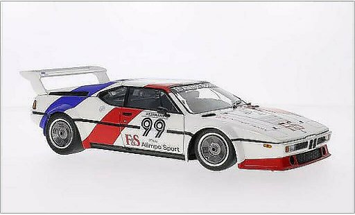 Bmw M1 1979 1/18 Minichamps E26 blanche/verte No.99 miniature