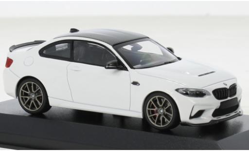 Bmw M2 1/43 Minichamps CS blanche 2020 1:43 miniature
