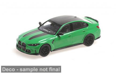 Miniature Bmw M3 CS verte/noire 2023 1/43 Minichamps