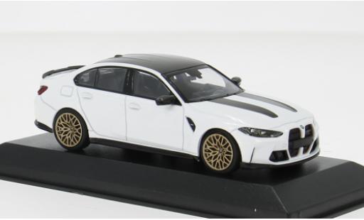 Bmw M3 1/43 Minichamps CS blanche/noire 2023 1:43 miniature