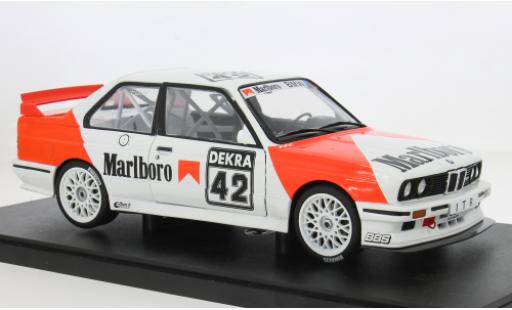 Bmw M3 1/18 Werk83 (E30) DTM Zolder 1991 Marlboro Dealer Team #42 Cor Euser 1:18 miniature