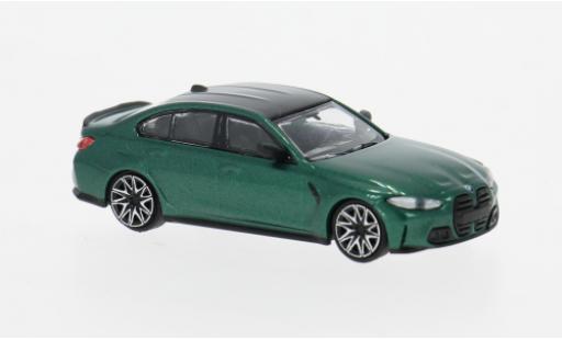 Bmw M3 1/87 Minichamps (G80) verte 2020 1:87 miniature