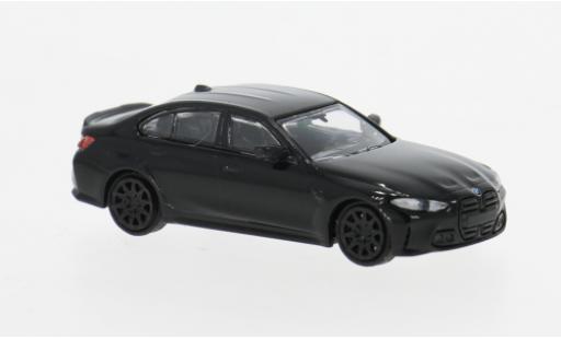 Bmw M3 1/87 Minichamps (G80) noire 2020 1:87 miniature