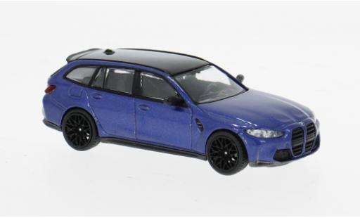 Bmw M3 1/64 Mini GT Touring bleue 2023 1:64 miniature