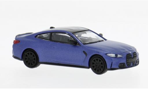 Bmw M4 1/87 Minichamps (G82) bleue 2020 1:87 miniature