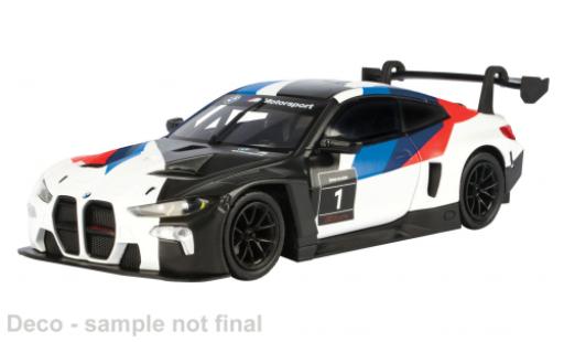 Bmw M4 1/43 Motormax GT3 blanche/Dekor 1:43 miniature