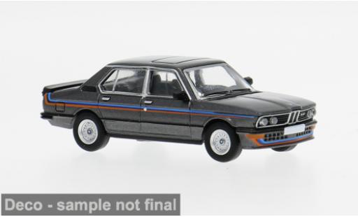 Bmw M535 1/87 PCX87 i (E12) grise/Dekor 1980 1:87 miniature