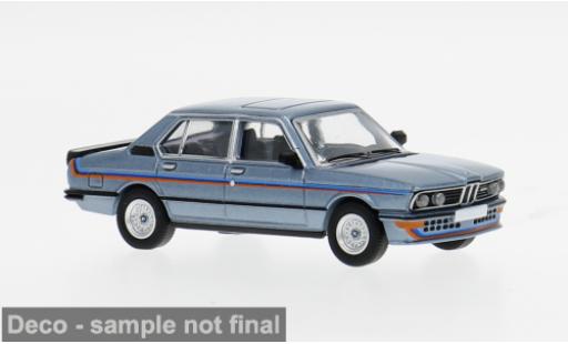 Bmw M535 1/87 PCX87 i (E12) bleue/Dekor 1980 1:87