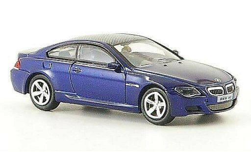 Bmw M6 Coupe 1/87 Ricko E63 bleu 2006 miniature