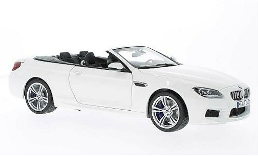 Bmw M6 Cabriolet 1/18 Paragon F12 M blanche miniature