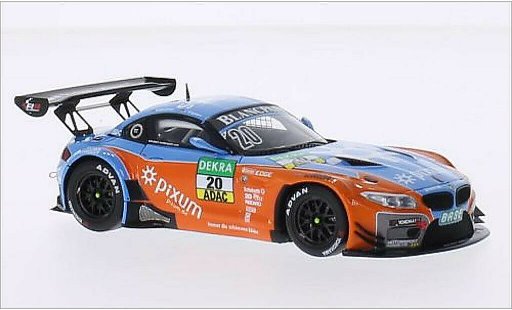 Bmw Z4 GT3 1/43 Minichamps E89 No.20 Team Schubert Pixum ADAC GT Masters 2014 /J.Klingmann miniature