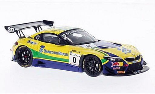 Bmw Z4 GT3 1/43 Spark E89 No.0 Team Brasil Blancpain 2014 /S.Jimenez miniature