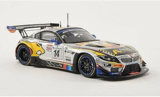 Bmw Z4 GT3 1/43 Spark E89 No.14 Marc VDS Racing Team 24h Spa 2013 /D.Muller miniature