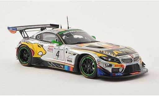 Bmw Z4 GT3 1/43 Spark E89 No.4 Marc VDS Racing Team 24h Spa 2013 /N.Catsburg miniature