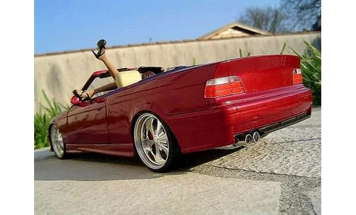 Bmw M3 Cabriolet 1/18 Ut Models E36 rouge jantes budnik miniature