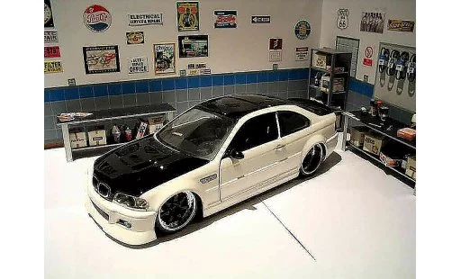 Bmw M3 ac schnitzer 1/18 Jada Toys E46 noire & white miniature