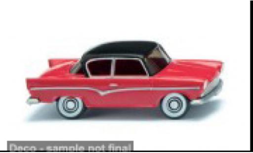 Borgward Arabella 1/87 Wiking rouge/noire 1959 1:87 miniature
