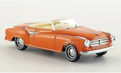 Borgward Isabella cabriolet 1/87 Busch lachsfarben 1958 miniature