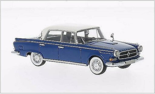 Borgward P100 berline 1/43 Neo bleu/blanche 1960 miniature