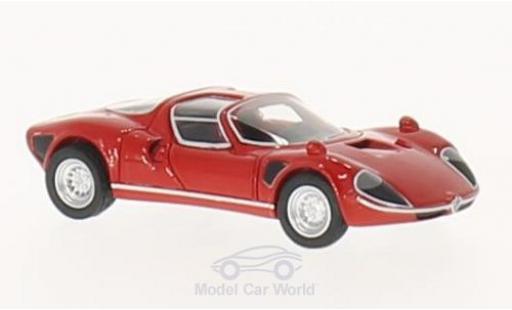 Miniature Alfa Romeo T33 1/87 BoS Models Tipo 33 Stradale rouge 1967 Alfa Romeo T33 1/87 BoS Models Tipo 33 Stradale rouge 1967 miniature