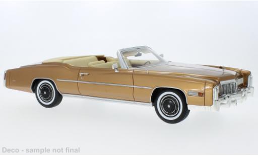 Miniature Cadillac Eldorado 1/18 BoS Models Cabriolet metallise bronze 1976 Cadillac Eldorado 1/18 BoS Models Cabriolet metallise bronze 1976 miniature