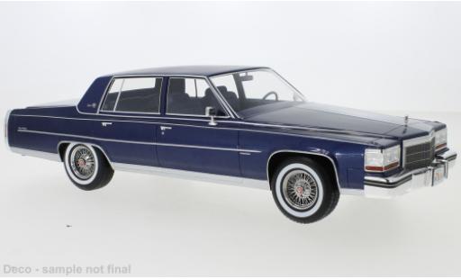 Miniature Cadillac Fleetwood 1/18 BoS Models Brougham metallise bleu foncé 1982 Cadillac Fleetwood 1/18 BoS Models Brougham metallise bleu foncé 1982 miniature