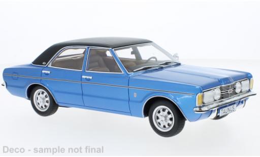 Miniature Ford Taunus 1/18 BoS Models TC GXL metallise bleue/noire 1972 Ford Taunus 1/18 BoS Models TC GXL metallise bleue/noire 1972 miniature