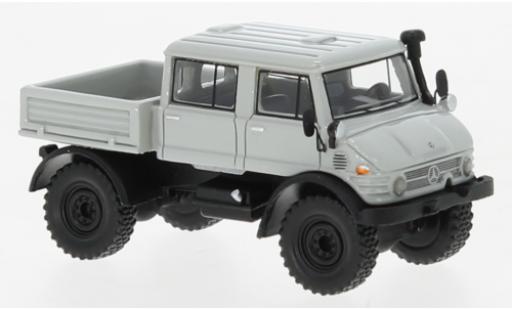 Mercedes Unimog 1/87 BoS Models U416 DoKa gris clair 1977 miniature