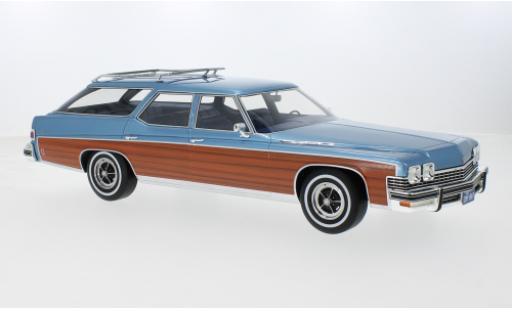 Miniature Buick Estate 1/18 BoS Models Wagon metallise bleue/Holzoptik 1974 1:18 Buick Estate 1/18 BoS Models Wagon metallise bleue/Holzoptik 1974 1:18 miniature