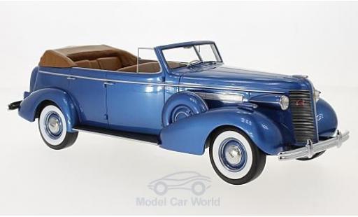 Miniature Buick Roadmaster 1/18 BoS Models 80-C Four-Door Phaeton metallise bleue 1937 Buick Roadmaster 1/18 BoS Models 80-C Four-Door Phaeton metallise bleue 1937 miniature
