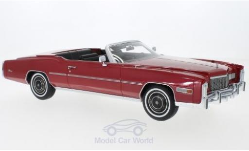 Miniature Cadillac Eldorado 1/18 BoS Models Cabriolet metallise rouge 1976 Cadillac Eldorado 1/18 BoS Models Cabriolet metallise rouge 1976 miniature