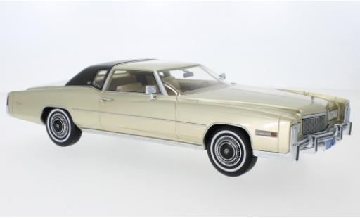 Miniature Cadillac Eldorado 1/18 BoS Models Coupe gold/matt-noire 1976 Cadillac Eldorado 1/18 BoS Models Coupe gold/matt-noire 1976 miniature