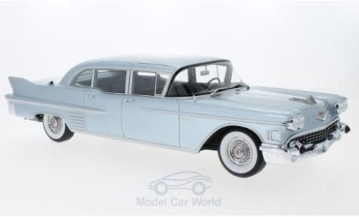 Miniature Cadillac Fleetwood 1/18 BoS Models 75 Limousine metallise bleue 1958 Cadillac Fleetwood 1/18 BoS Models 75 Limousine metallise bleue 1958 miniature