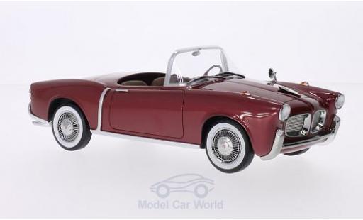 Miniature Fiat 1100 1955 1/18 BoS Models TV Trasformabile metallise rouge 1955 Fiat 1100 1955 1/18 BoS Models TV Trasformabile metallise rouge 1955 miniature
