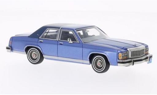 Miniature Ford LTD 1/43 BoS Models Crown Victoria metallise bleue/matt-bleue 1987 limitée edition Ford LTD 1/43 BoS Models Crown Victoria metallise bleue/matt-bleue 1987 limitée edition miniature