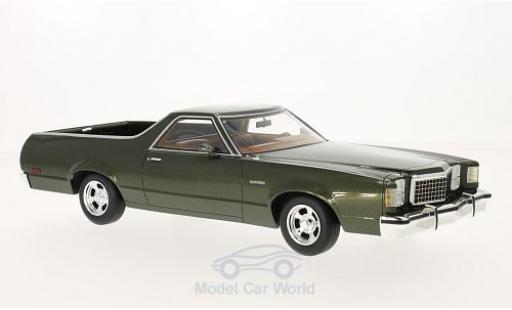 Miniature Ford Ranchero 1/18 BoS Models metallise verte 1979 Ford Ranchero 1/18 BoS Models metallise verte 1979 miniature