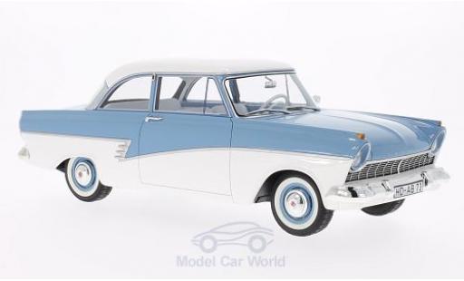 Miniature Ford Taunus 1957 1/18 BoS Models 17M (P2) bleue/blanche 1957 Ford Taunus 1957 1/18 BoS Models 17M (P2) bleue/blanche 1957 miniature