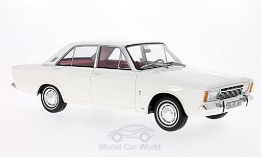 Miniature Ford Taunus 1/18 BoS Models 17M (P7a) blanche 1967 Ford Taunus 1/18 BoS Models 17M (P7a) blanche 1967 miniature