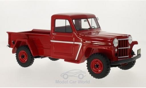 Miniature Jeep Willys 1/18 BoS Models Pick Up rouge 1954 Jeep Willys 1/18 BoS Models Pick Up rouge 1954 miniature