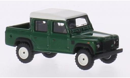 Miniature Land Rover Defender 1/87 BoS Models 110 Double Cab Pickup verte/matt-blanche RHD 1990 Land Rover Defender 1/87 BoS Models 110 Double Cab Pickup verte/matt-blanche RHD 1990 miniature