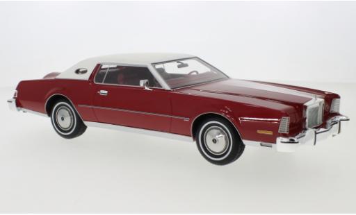 Miniature Lincoln Continental 1/18 BoS Models Mark IV metallise rouge/blanche 1974 Lincoln Continental 1/18 BoS Models Mark IV metallise rouge/blanche 1974 miniature
