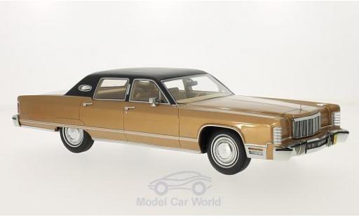 Miniature Lincoln Continental 1/18 BoS Models Sedan metallise marron 1975 ohne Vitrine Lincoln Continental 1/18 BoS Models Sedan metallise marron 1975 ohne Vitrine miniature
