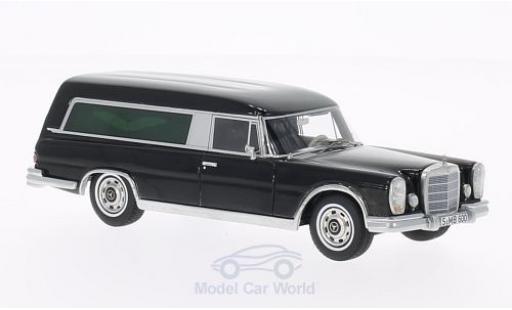 Miniature Mercedes 600 1/43 BoS Models Pollmann noire Bestattungswagen Mercedes 600 1/43 BoS Models Pollmann noire Bestattungswagen miniature