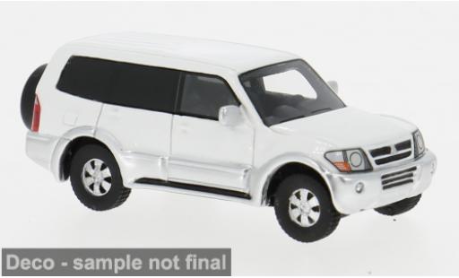 Miniature Mitsubishi Pajero 1/87 BoS Models blanche 2003 1:87 Mitsubishi Pajero 1/87 BoS Models blanche 2003 1:87 miniature