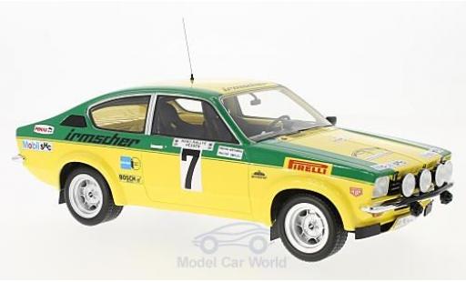 Miniature Opel Kadett GT 1/18 BoS Models C GT/E No.7 Rallye DM Rallye Hessen 1976 W.Smolej/C.Geistdörfer Opel Kadett GT 1/18 BoS Models C GT/E No.7 Rallye DM Rallye Hessen 1976 W.Smolej/C.Geistdörfer miniature