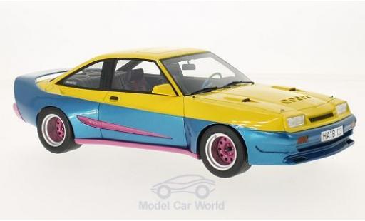 Miniature Opel Manta 1/18 BoS Models B Mattig jaune/metallise bleue 1991 Opel Manta 1/18 BoS Models B Mattig jaune/metallise bleue 1991 miniature