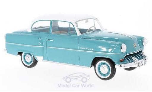 Miniature Opel Olympia 1/18 BoS Models Rekord türkis/blanche 1953 ohne Vitrine Opel Olympia 1/18 BoS Models Rekord türkis/blanche 1953 ohne Vitrine miniature