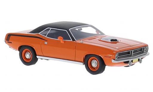 Miniature Plymouth Cuda 1/43 BoS Models 426 HEMI orange/matt-noire 1970 Plymouth Cuda 1/43 BoS Models 426 HEMI orange/matt-noire 1970 miniature