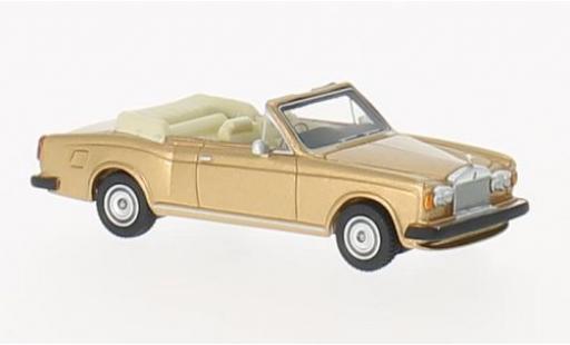 Miniature Rolls Royce Corniche 1/87 BoS Models Cabriolet gold RHD 1974 Rolls Royce Corniche 1/87 BoS Models Cabriolet gold RHD 1974 miniature